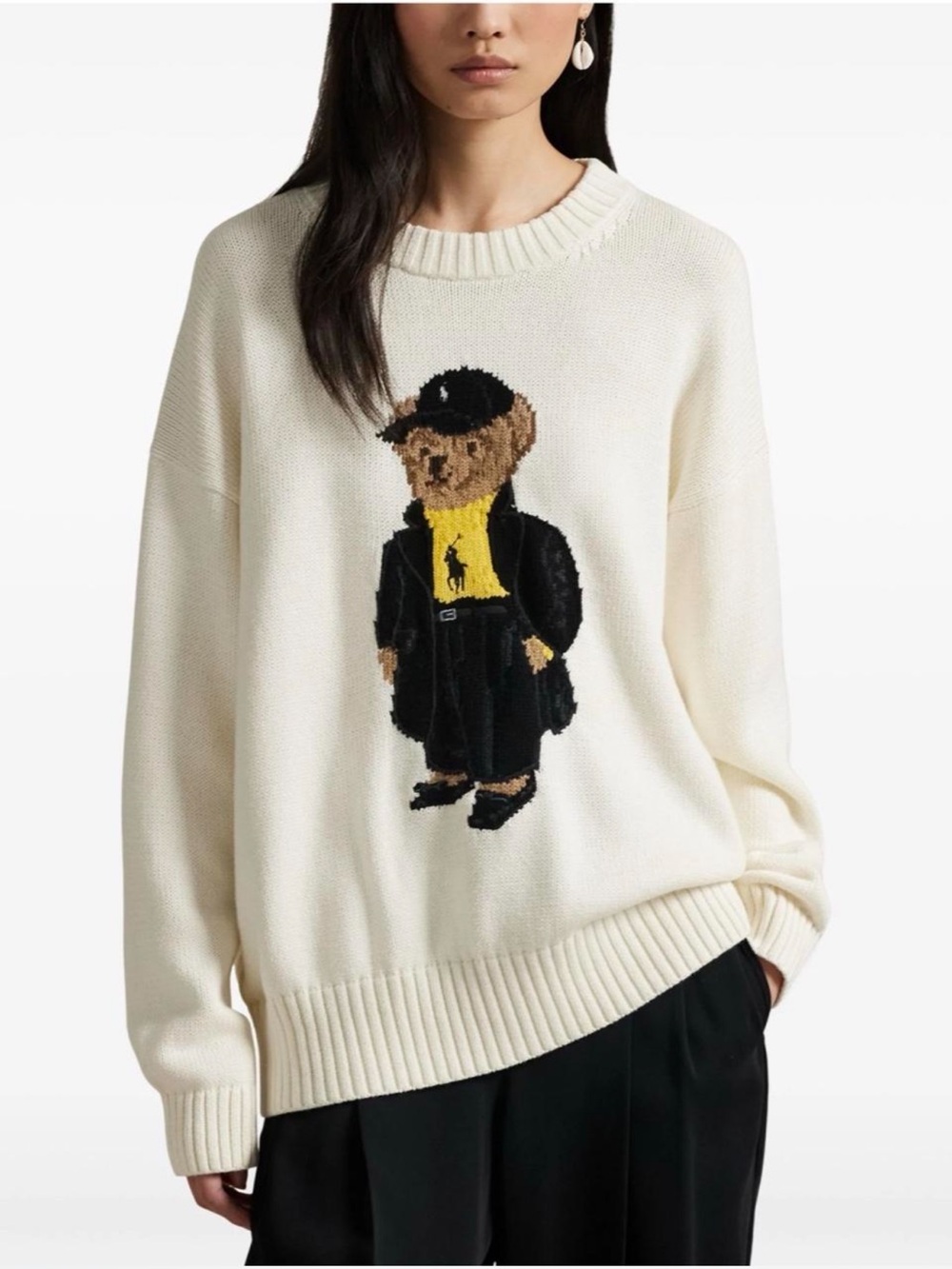 Polo Ralph Lauren Polo Bear Embroidered Crewneck Sweater